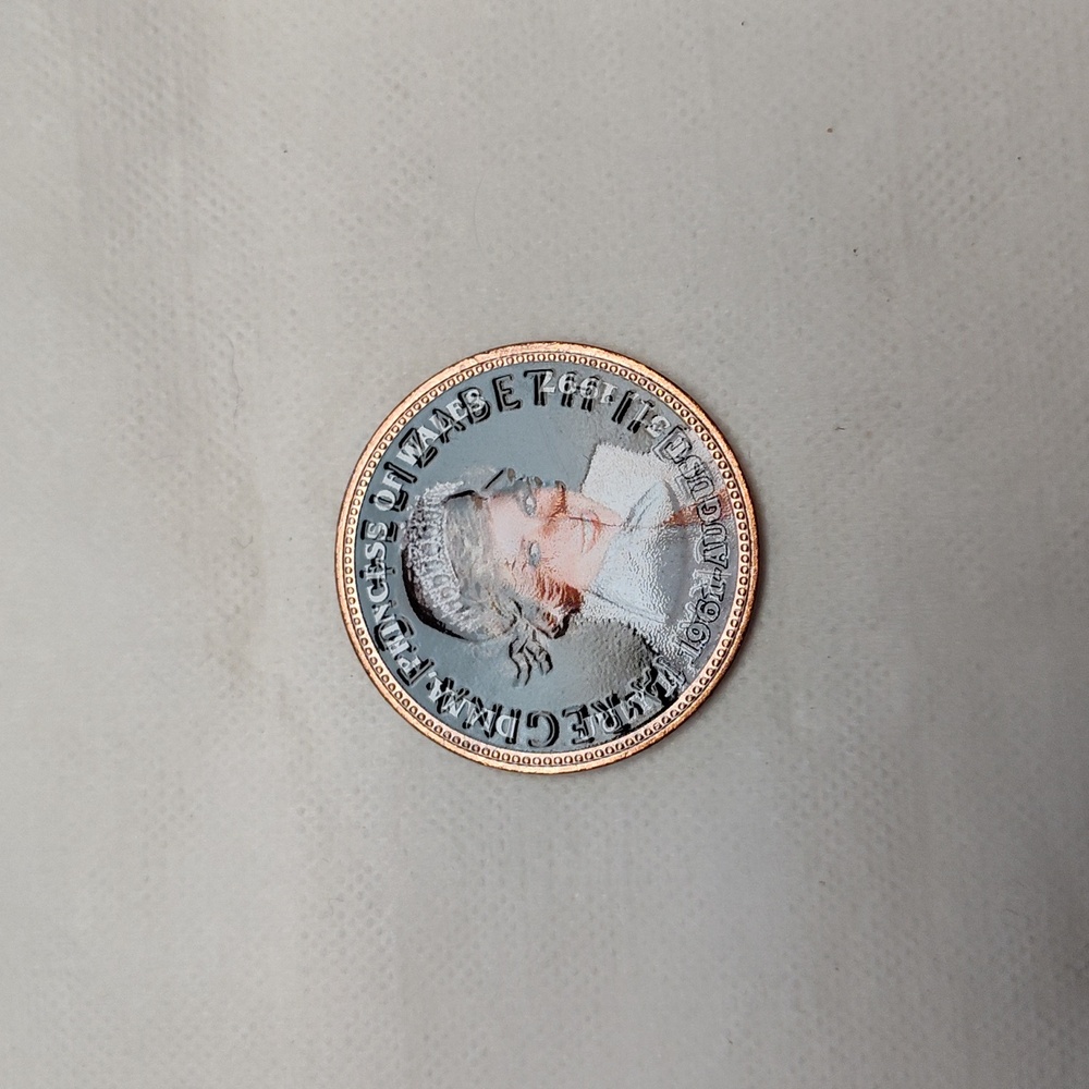 Colorized British Penny - Picture 2 of 4